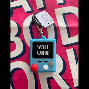 Bath & Body Works Blue Game Console "You Win!" Keychain